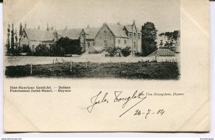 CPA - Carte postale - Belgique - Deinze - Pensionnat Saint Henri - 1904 (AT16475)