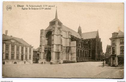 CPA - Carte Postale - Belgique - Diest - Eglise Saint Sulpice ( SV5699)