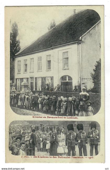 Lanklaar Dilsen-Stokkem   Klooster en Bewaarschool te Lanklaer   1830  De Kinderen in den Nationalen Feeststoet 1905