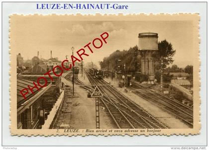 LEUZE-EN-HAINAUT-Gare-Train-BELGIEN-BELGIQUE-