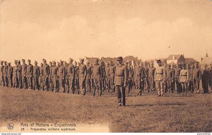 Belgique - ERQUELINNES (Hainaut) Préparation militaire supérieure - Ecole des Arts et Métiers