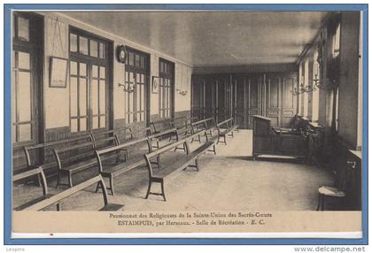 BELGIQUE -- ESTAIMPUIS --  Pensionnat des religieuses ... - Salle de Récréation