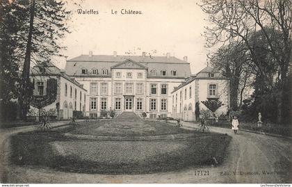 BELGIQUE - Waleffes - Le Château - Edit V Dumoins Waleffes - vue générale - animé - Carte Postale Ancienne