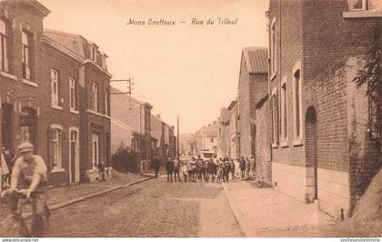 [-5%] BELGIQUE- Flémalle - Mons Crotteux - Rue de Villeul - Carte postale ancienne