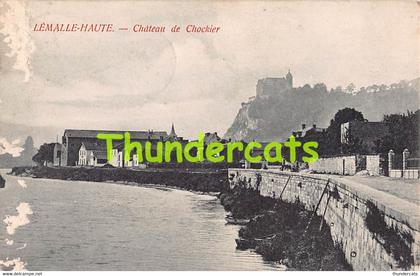 CPA FLEMALLE HAUTE CHATEAU DE CHOCKIER ( ETAT !! )