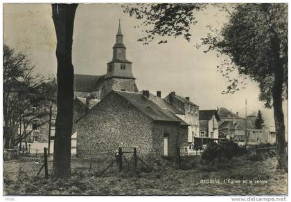 Gedinne :  L'église et le centre    ( grand format )