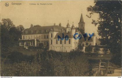 Genappe : chateau de Houtain-Le-Val ( ecrit 1909 avec timbre )