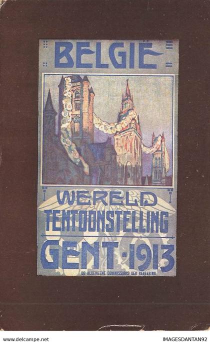 BELGIQUE #MK35476 BELGIE GAND WERELD TENTOONSTELLING GENT 1913