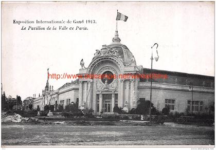 Wereldtentoonstelling 1913 Paviljoen Stad Parijs - Gent