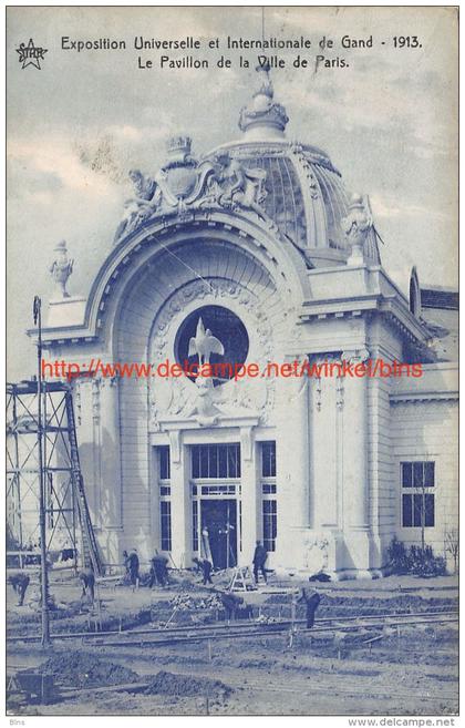 Wereldtentoonstelling 1913 Paviljoen Stad Parijs - Gent