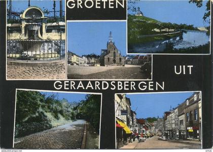 Geraardsbergen          ( groot formaat 15 x 10.5 cm )   met zegel