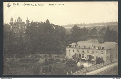 1.1 // CPA - GOYET - Gesves - Château - Nels 201  //