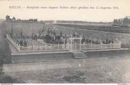 Halen - Haelen - Rustplaats onzer Belgische Helden gevallen den 12 Augustus 1914