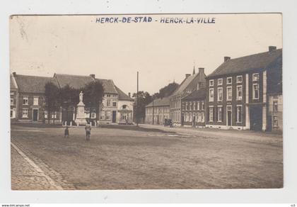 Herck-la-Ville  Herk-de-Stad FOTOKAART van de markt