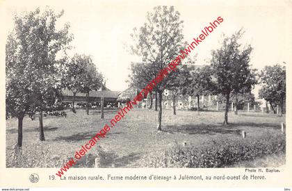 La maison rurale - ferme moderne d'élevage - Julémont Herve