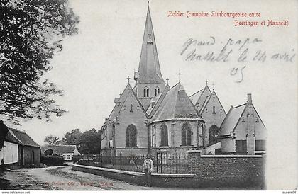 HEUSDEN-ZOLDER. ZOLDER.   L'EGLISE.  ANIMATION