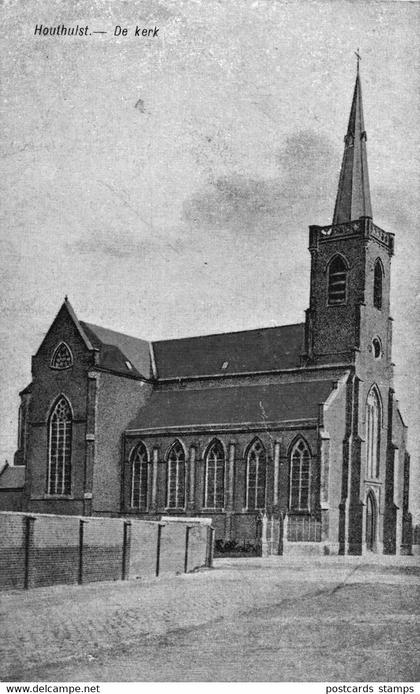 Houthulst, De kerk, um 1910/20