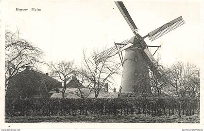 BELGIQUE - Kinrooy - Molen - Moulin - Paysage - Rural - Chaumière - Arbre - Ed H.R.T - Animé - Carte postale ancienne