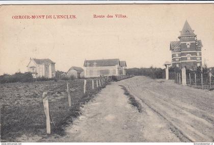 Kluisbergen - Orroir - Mont de l'Enclus -- Route des Villas