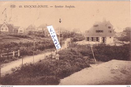 Knokke :    1926 met zegel