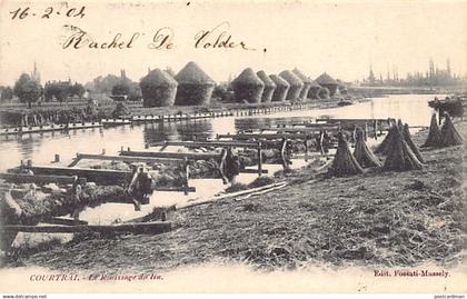 KORTRIJK (W. Vl.) Roten van linnen