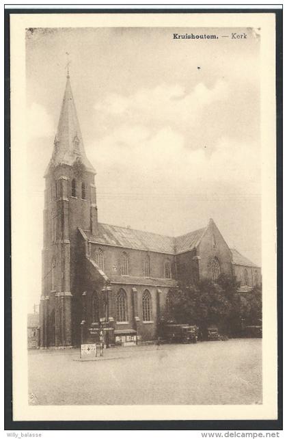 CPA - KRUISHOUTEM - CRUYSHAUTEM - Kerk   //