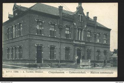 +++ CPA - KRUISHOUTEM - CRUYSHAUTEM - Maison communale - Gemeentehuis  - D.V.D.11389  //