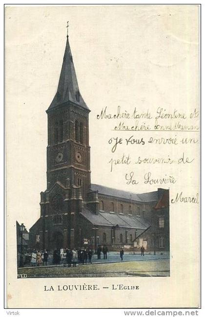 La Louvière :  L´église   (  2 scan )