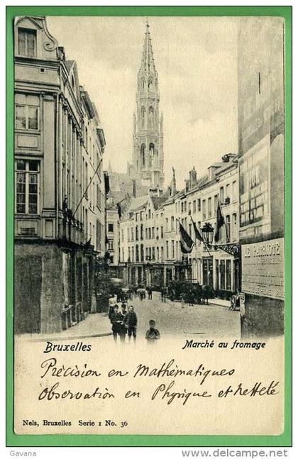 BRUXELLES - Marché au fromage