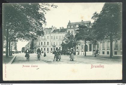 +++ CPA - BRUSSELS - BRUXELLES - Avenue Louise   //