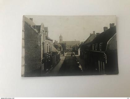 Ledegem  FOTOKAART van het centrum tijdens de eerste wereldoorlog