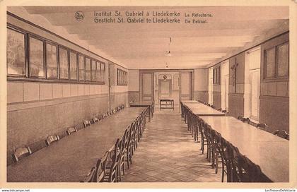 BELGIQUE - Liedekerke - St Gabrielgesticht - De Eetzaal - Institut St Gabriel - Réfectoire - Carte Postale Ancienne