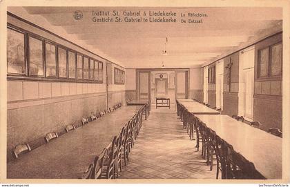 BELGIQUE - Liedekerke - St Gabrielgesticht - De Eetzaal - Institut St Gabriel - Réfectoire - Carte Postale Ancienne