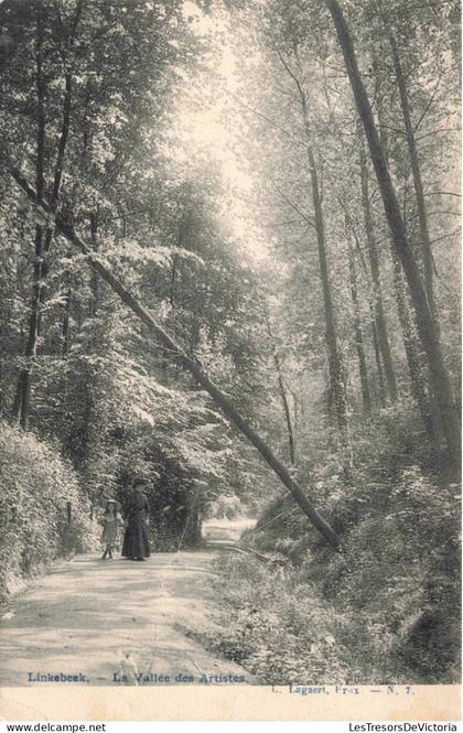 [-5%] BELGIQUE - Brabant Flamand - Linkebeek - La Vallée des artistes - Carte postale ancienne