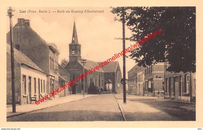 Kerk en Koning Albertstraat - Lint