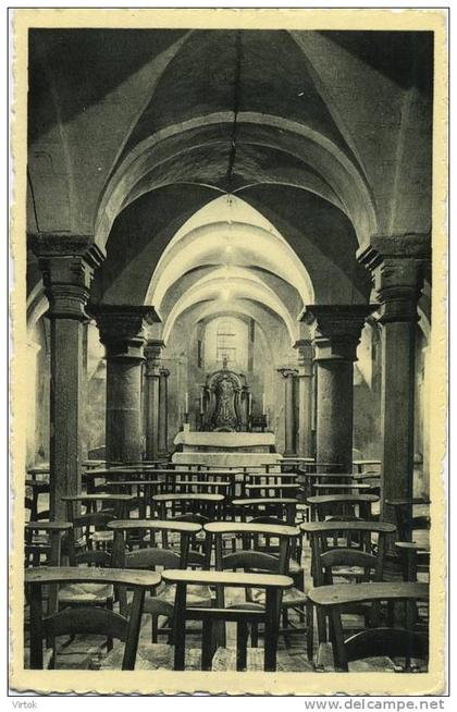 Lobbes : Collégiale St. Ursmer  : La crypte , .