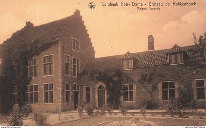 BELGIQUE - Lombeek Notre Dame - Château de Rokkenborch - Maison flamand - Ern Thill Bx - Carte Postale Ancienne