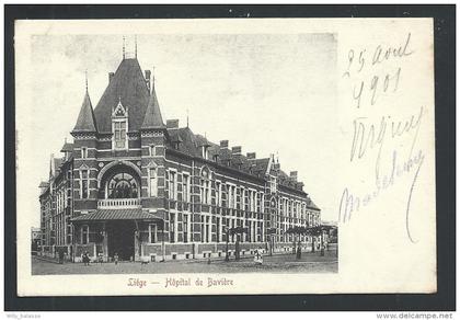 CPA - LIEGE - Hôpital de Bavière   //