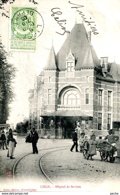 N°74967 -cpa Liège -hôpital de Bavière-