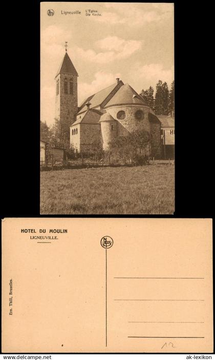 Schönenthal-Engelsdorf-Malmedy Bellevaux-Ligneuville  åmdey L'Eglise   1910