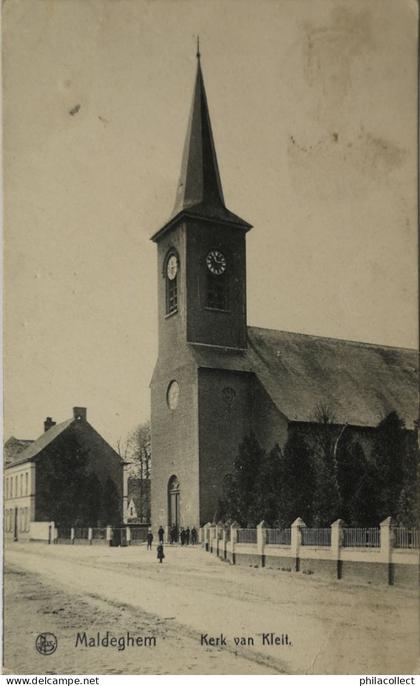 Maldegem - Maldegem // Kerk van Kleit 191? Vuil - Vlekkig