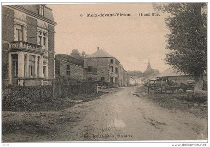 Carte Postale Ancienne de MEIX DEVANT VIRTON - GRAND' RUE