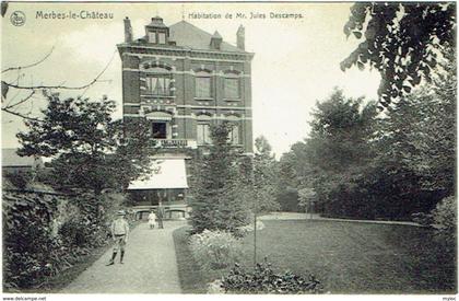 Merbes-le-Château. Habitation de Jules Descamps.