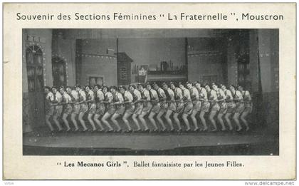 Moeskroen - Mouscron  :  Souvenir des sections Féminines - ballet  ( format  18.5 x 11 Cm )  pas de CPA