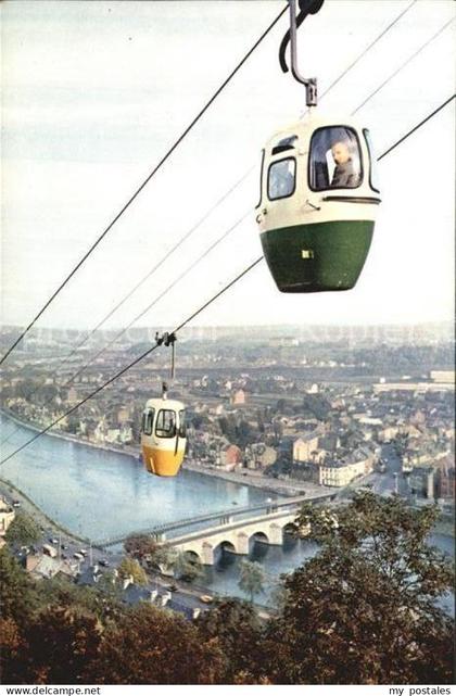 72416478 Namur Wallonie Teleferique Panorama Kabinenbahn Namur