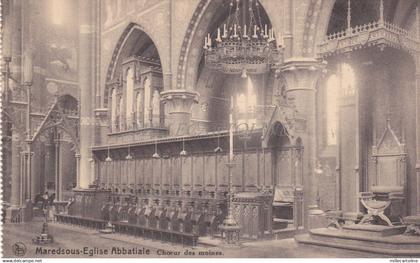 BELGIUM - Maredsous - Eglise Abbatiale, Choeur des moines - Denée