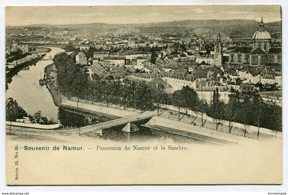 CPA - Carte Postale - Belgique - Namur - Panorama de Namur et la Sambre ( CP4951 )