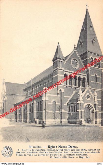 Eglise Notre-Dame - E. Desaix - Nivelles Nijvel