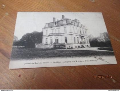 Souvenir de Meerbeke (Ninove) Le chateau Oudegracht de M le baron Arthur de Failly