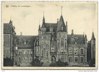 Lovendegem :  Chateau  ( groot formaat )  :  stempel  VLAAMS NLINDEN WERK